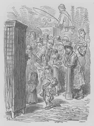 Punch et Judy, théâtre ambulant